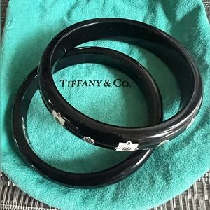TIFFANY & CO. PALOMA PICASSO ZELLIGE RESIN BANGLE BRACELET SET